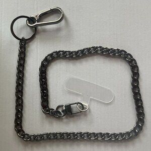 Gun Metal Grey Mobile Phone Security Chain